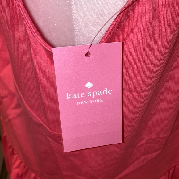 SALE💥🆑 NWT WOW kate spade "Butterfly Shirt" 💥Low, low price! Pink w/white pip - Picture 11 of 15